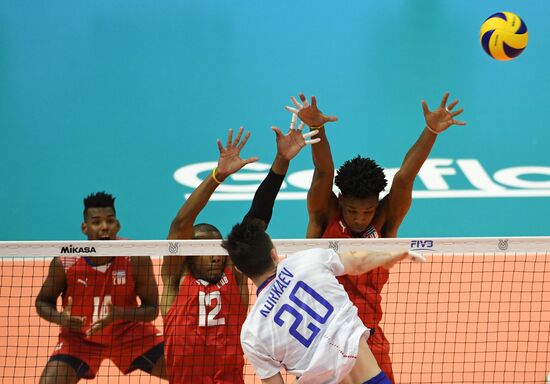 Волейбол. Мужчины. Олимпийский отбор. Матч Россия - Куба