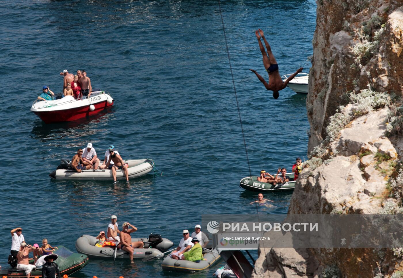 Кубок мира по клифф-дайвингу в Крыму