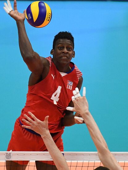 Волейбол. Мужчины. Олимпийский отбор. Матч Россия - Куба