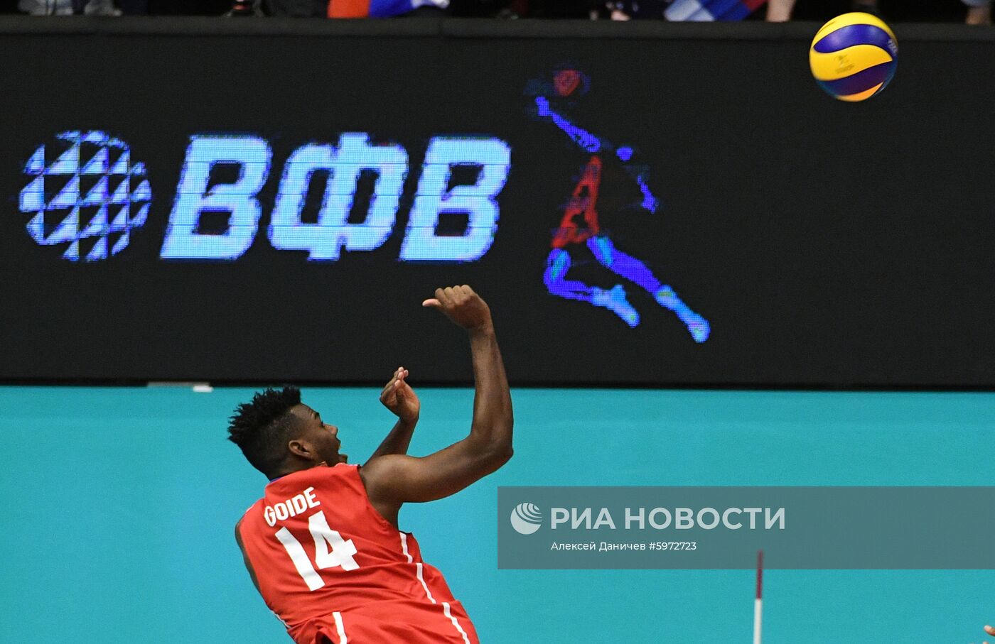 Волейбол. Мужчины. Олимпийский отбор. Матч Россия - Куба