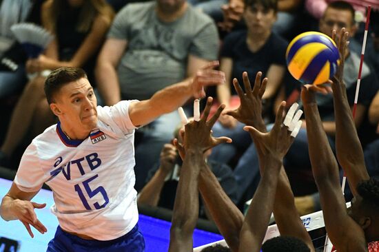 Волейбол. Мужчины. Олимпийский отбор. Матч Россия - Куба