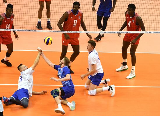 Волейбол. Мужчины. Олимпийский отбор. Матч Россия - Куба