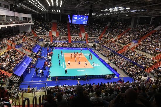 Волейбол. Мужчины. Олимпийский отбор. Матч Россия - Куба