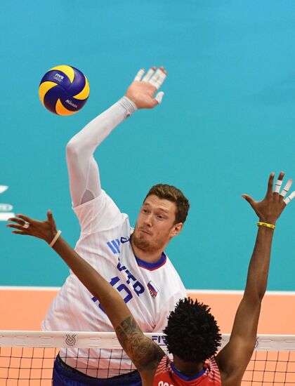 Волейбол. Мужчины. Олимпийский отбор. Матч Россия - Куба