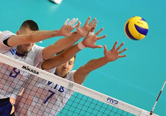 Волейбол. Мужчины. Олимпийский отбор. Матч Россия - Куба