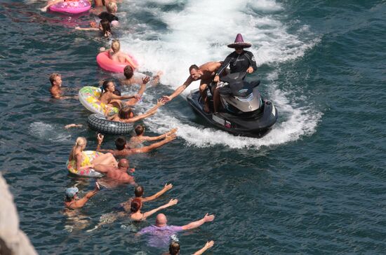 Кубок мира по клифф-дайвингу в Крыму