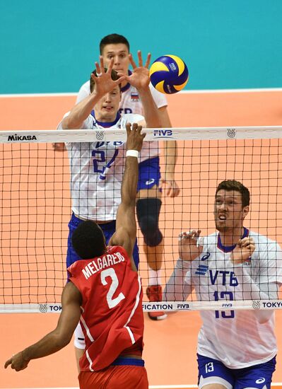 Волейбол. Мужчины. Олимпийский отбор. Матч Россия - Куба