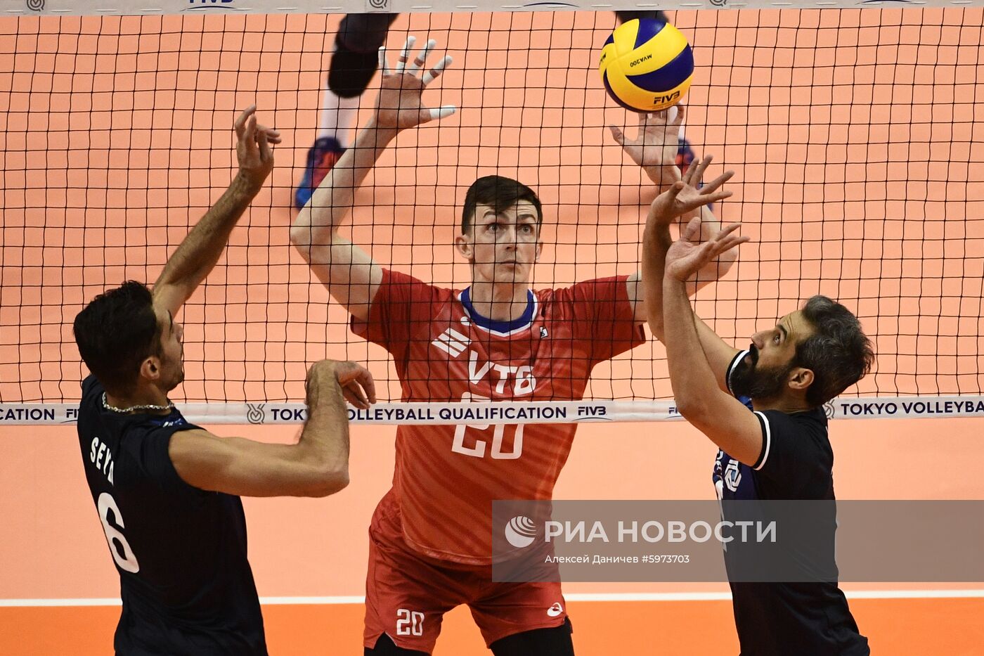 Волейбол. Мужчины. Олимпийский отбор. Матч Россия - Иран
