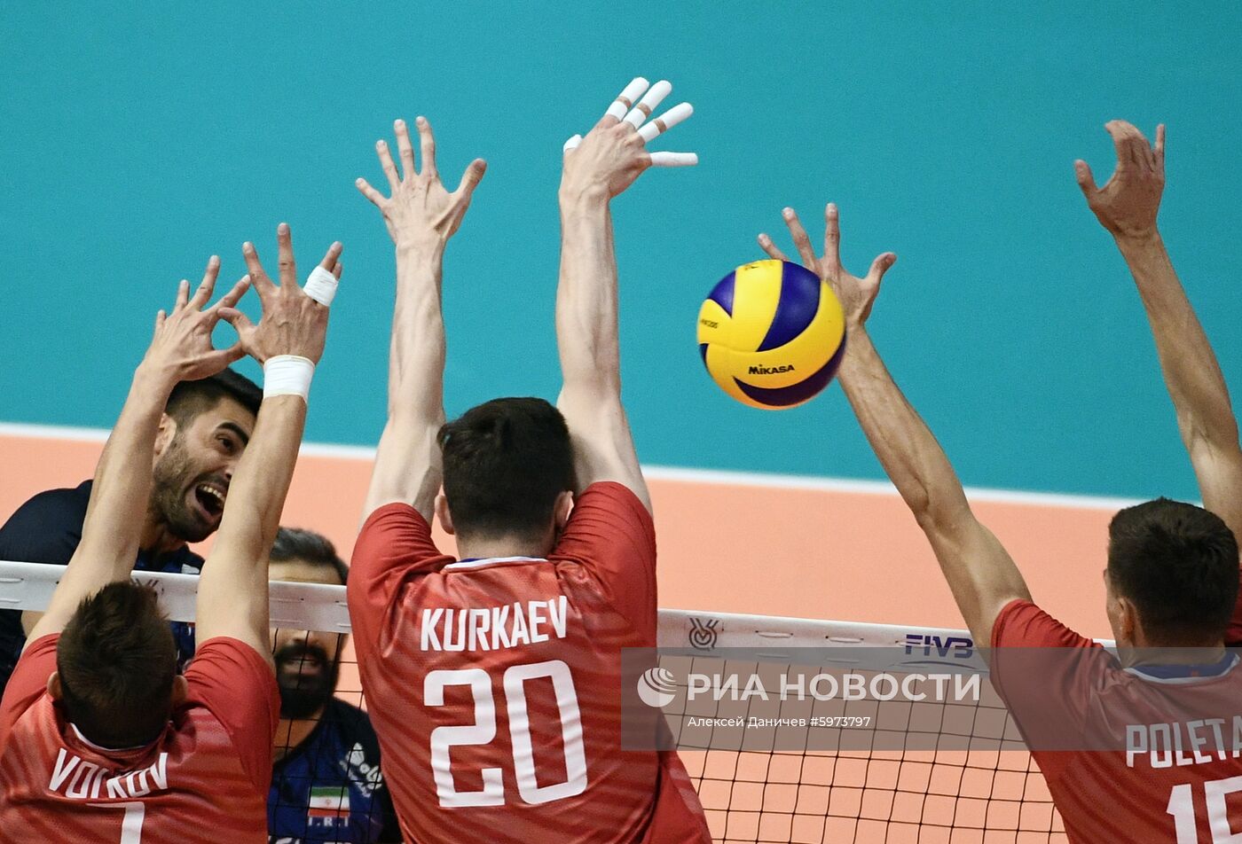 Волейбол. Мужчины. Олимпийский отбор. Матч Россия - Иран