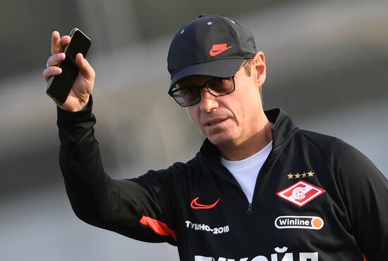 Футбол. Лига Европы. Тренировка ФК "Спартак"