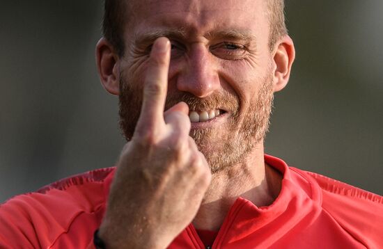 Футбол. Лига Европы. Тренировка ФК "Спартак"