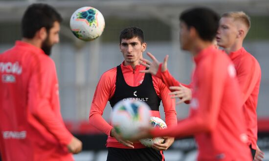 Футбол. Лига Европы. Тренировка ФК "Спартак"