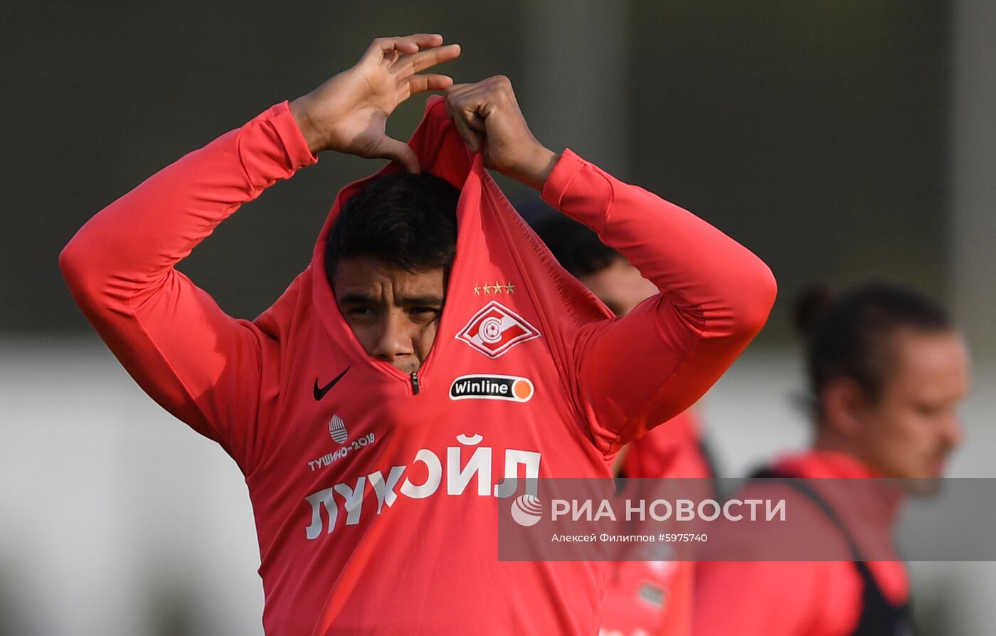 Футбол. Лига Европы. Тренировка ФК "Спартак"