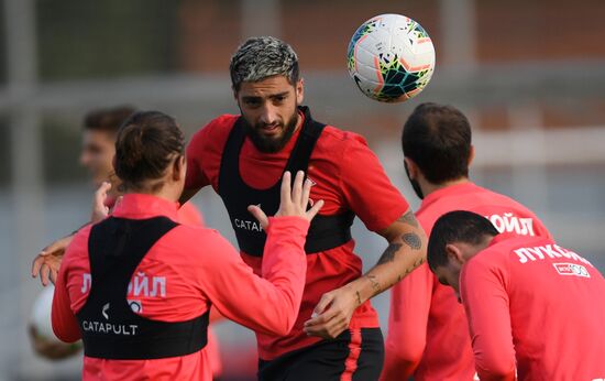 Футбол. Лига Европы. Тренировка ФК "Спартак"