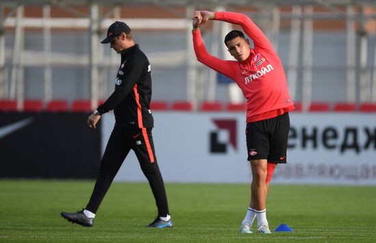 Футбол. Лига Европы. Тренировка ФК "Спартак"