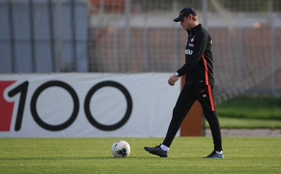 Футбол. Лига Европы. Тренировка ФК "Спартак"