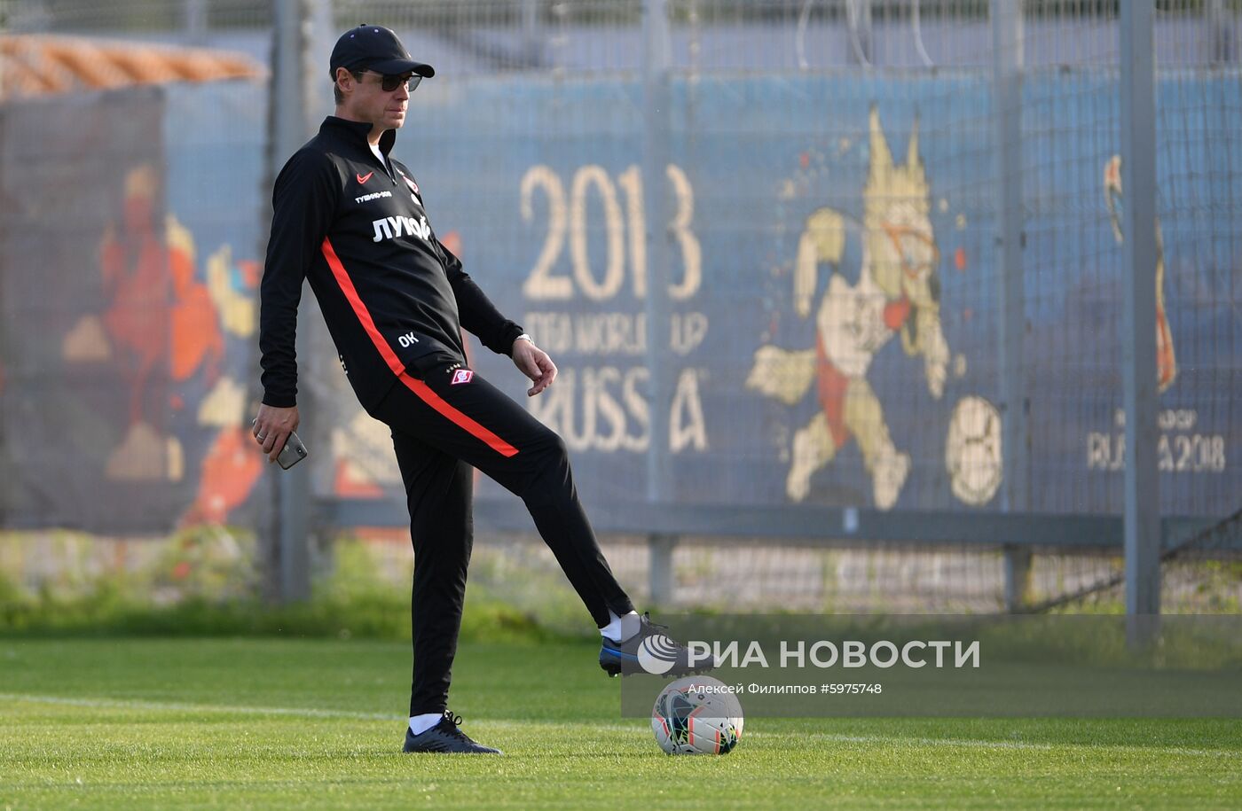 Футбол. Лига Европы. Тренировка ФК "Спартак"