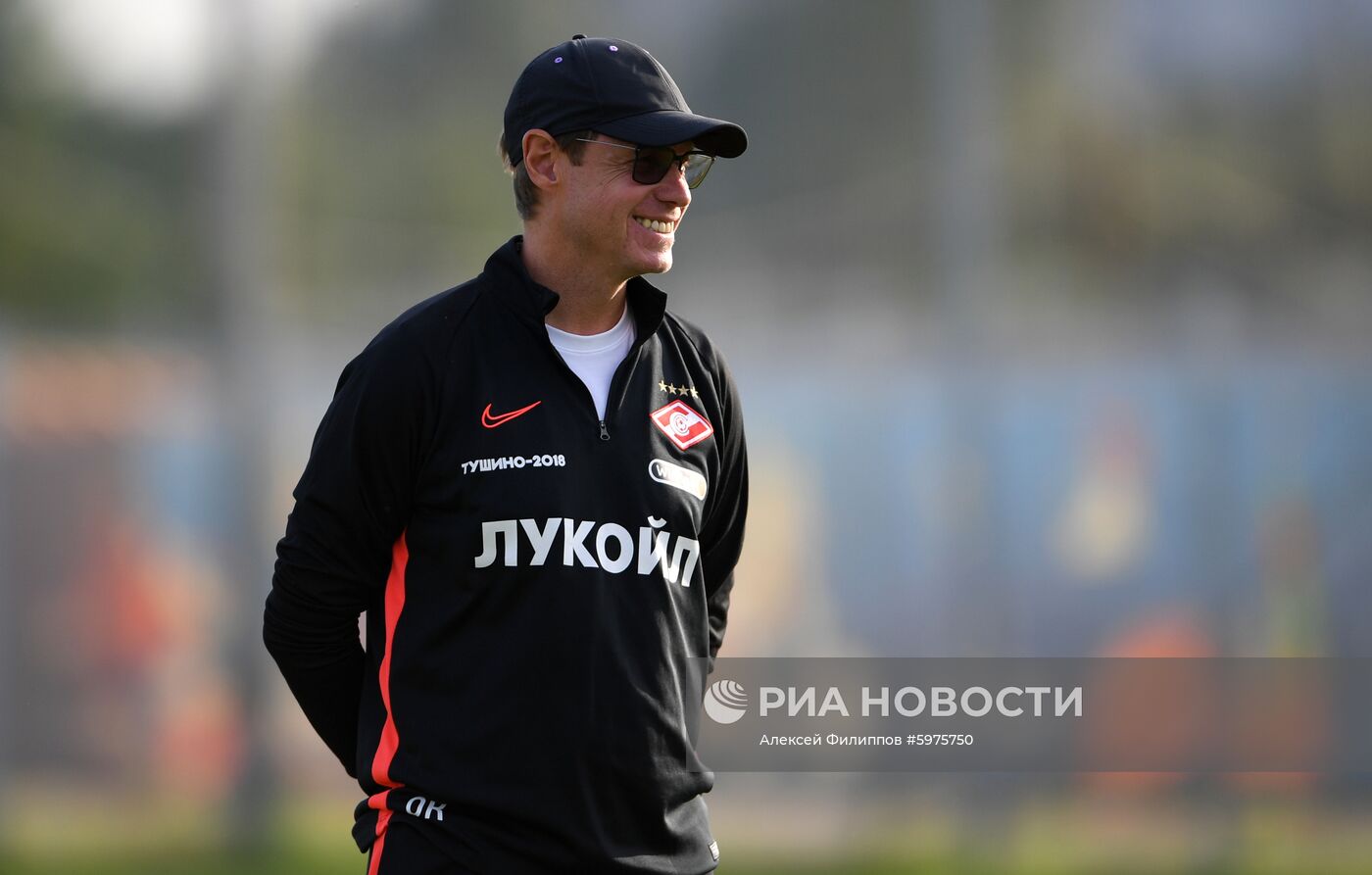 Футбол. Лига Европы. Тренировка ФК "Спартак"