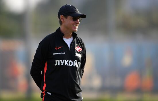 Футбол. Лига Европы. Тренировка ФК "Спартак"