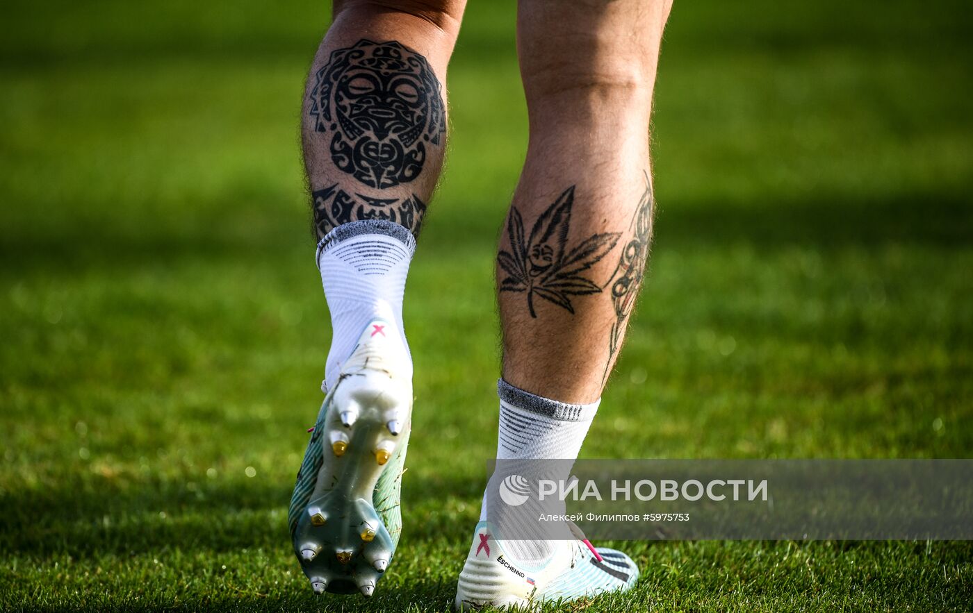 Футбол. Лига Европы. Тренировка ФК "Спартак"