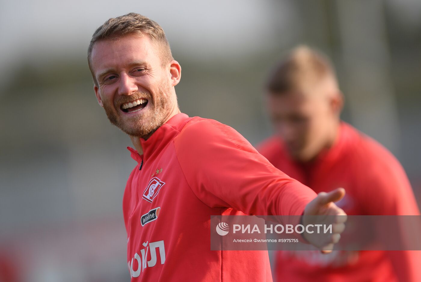 Футбол. Лига Европы. Тренировка ФК "Спартак"