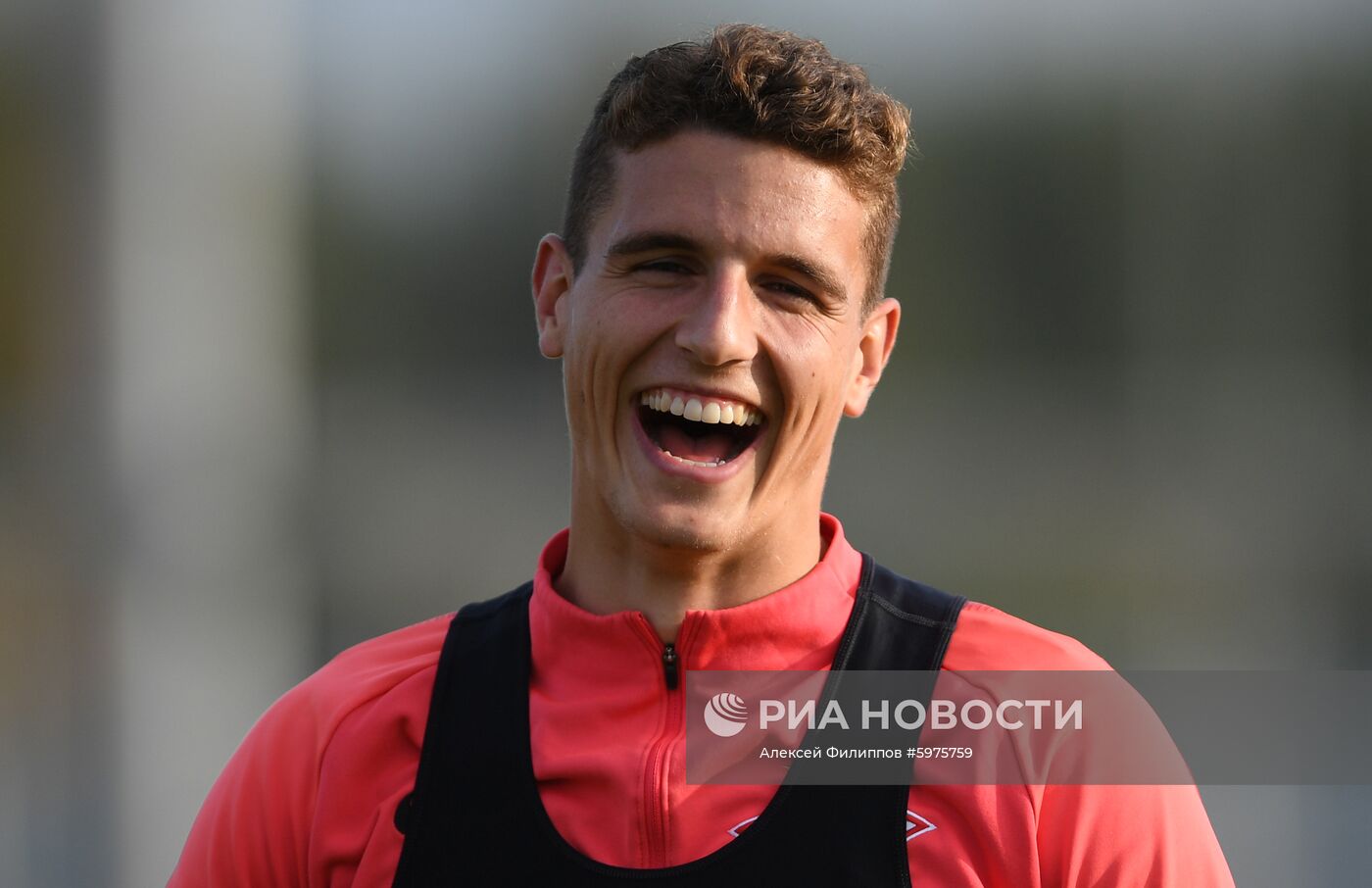 Футбол. Лига Европы. Тренировка ФК "Спартак"