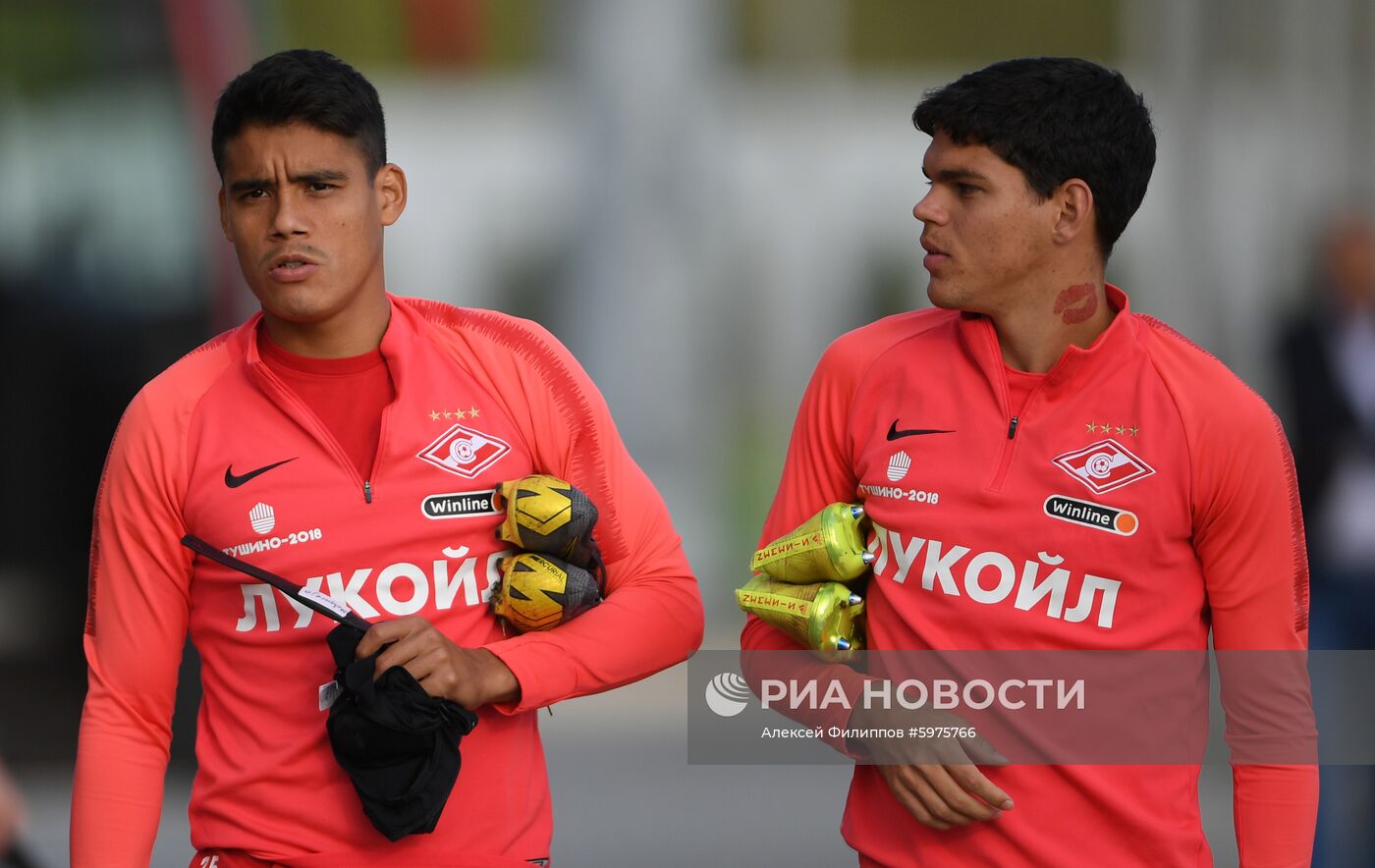 Футбол. Лига Европы. Тренировка ФК "Спартак"