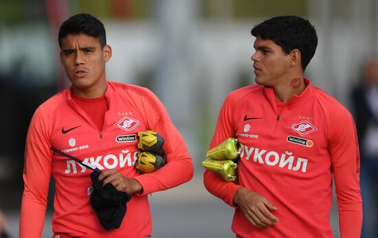 Футбол. Лига Европы. Тренировка ФК "Спартак"