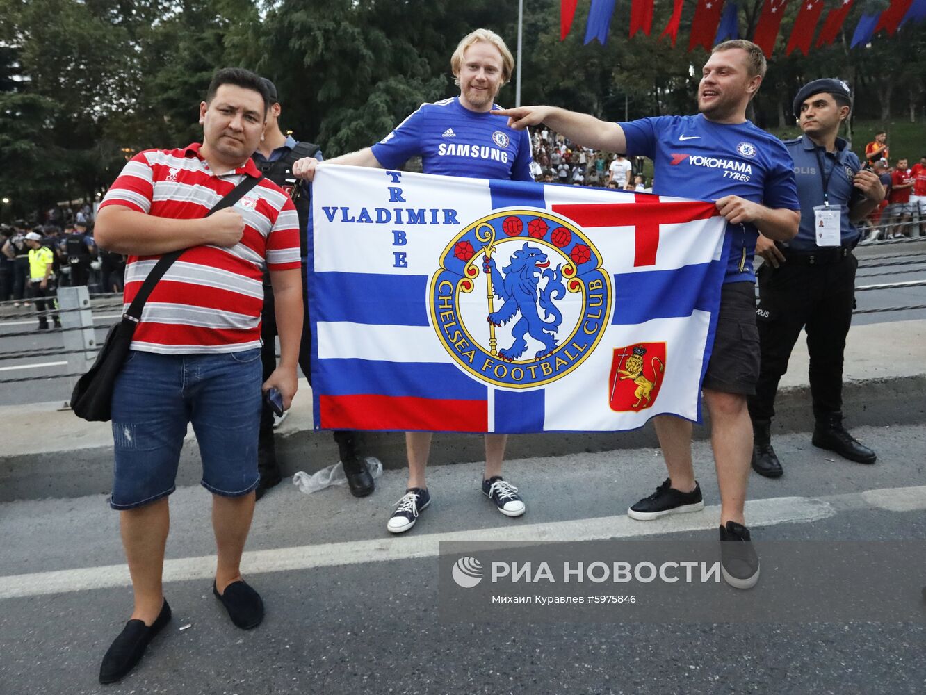 Футбол. Суперкубок УЕФА. Матч ФК "Ливерпуль" - ФК "Челси"