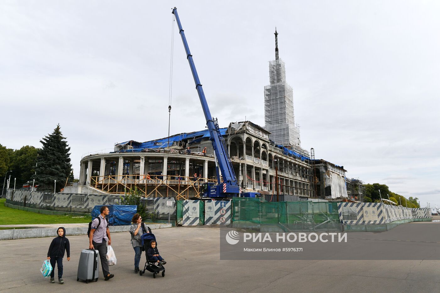 Реставрация Северного речного вокзала