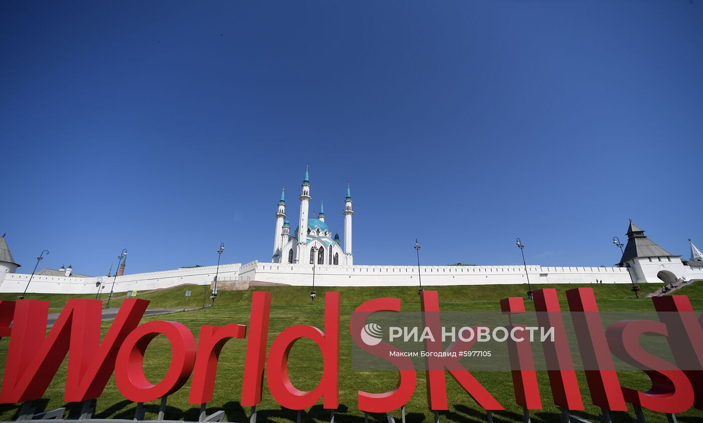 Подготовка к открытию чемпионата WorldSkills Kazan 