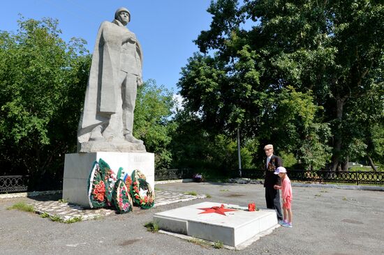 Ветеран Великой Отечественной войны И.В. Мещеряков