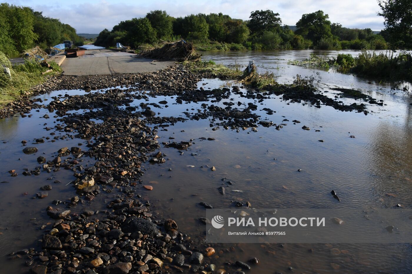 Последствия тайфуна "Кроса" в Приморском крае