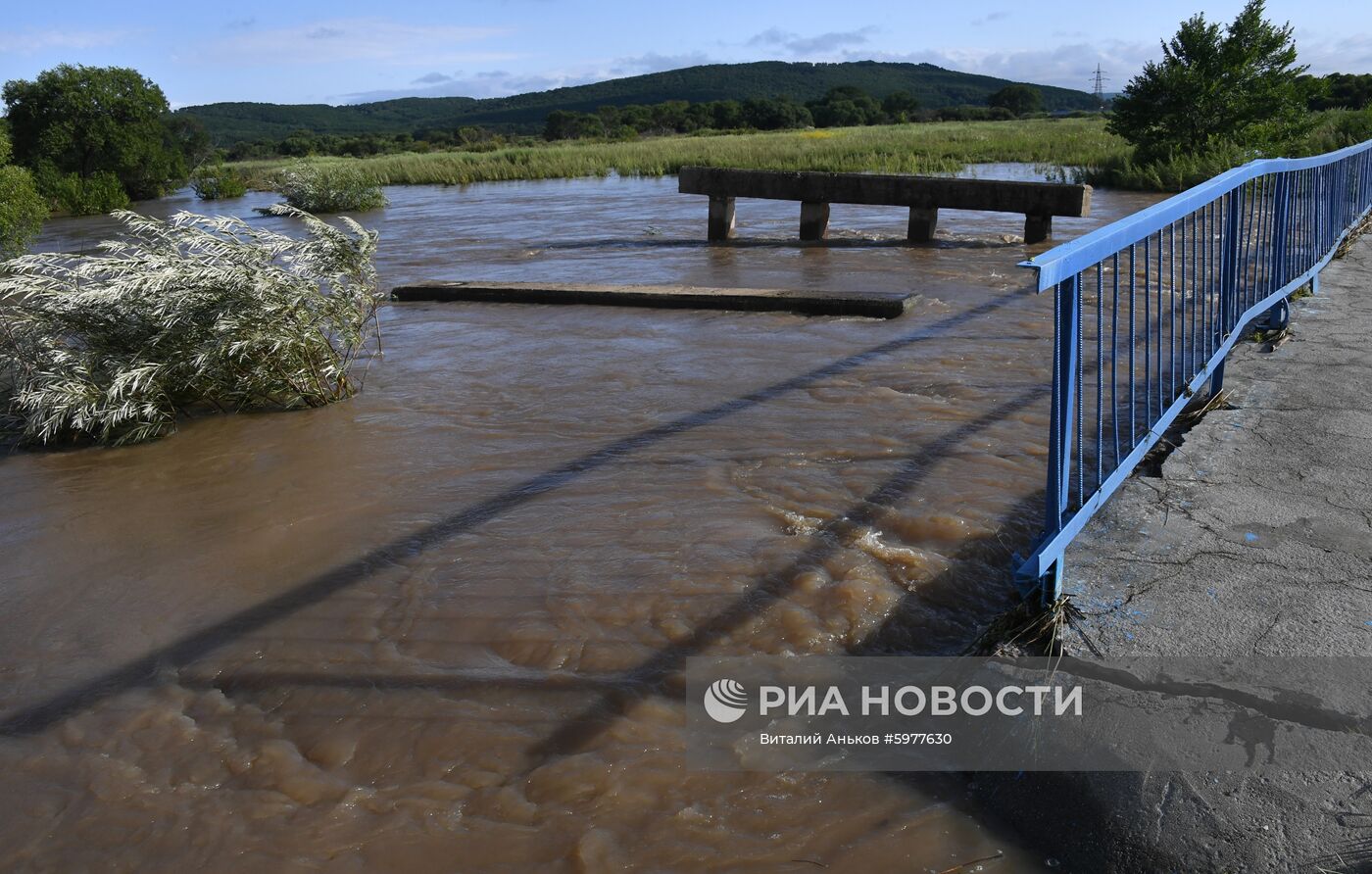 Последствия тайфуна "Кроса" в Приморском крае