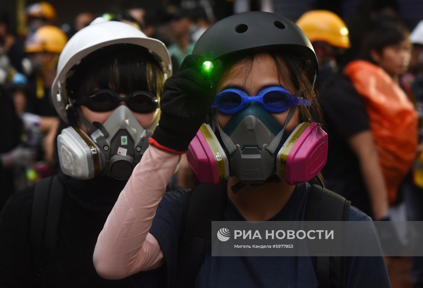 Акция протеста в Гонконге