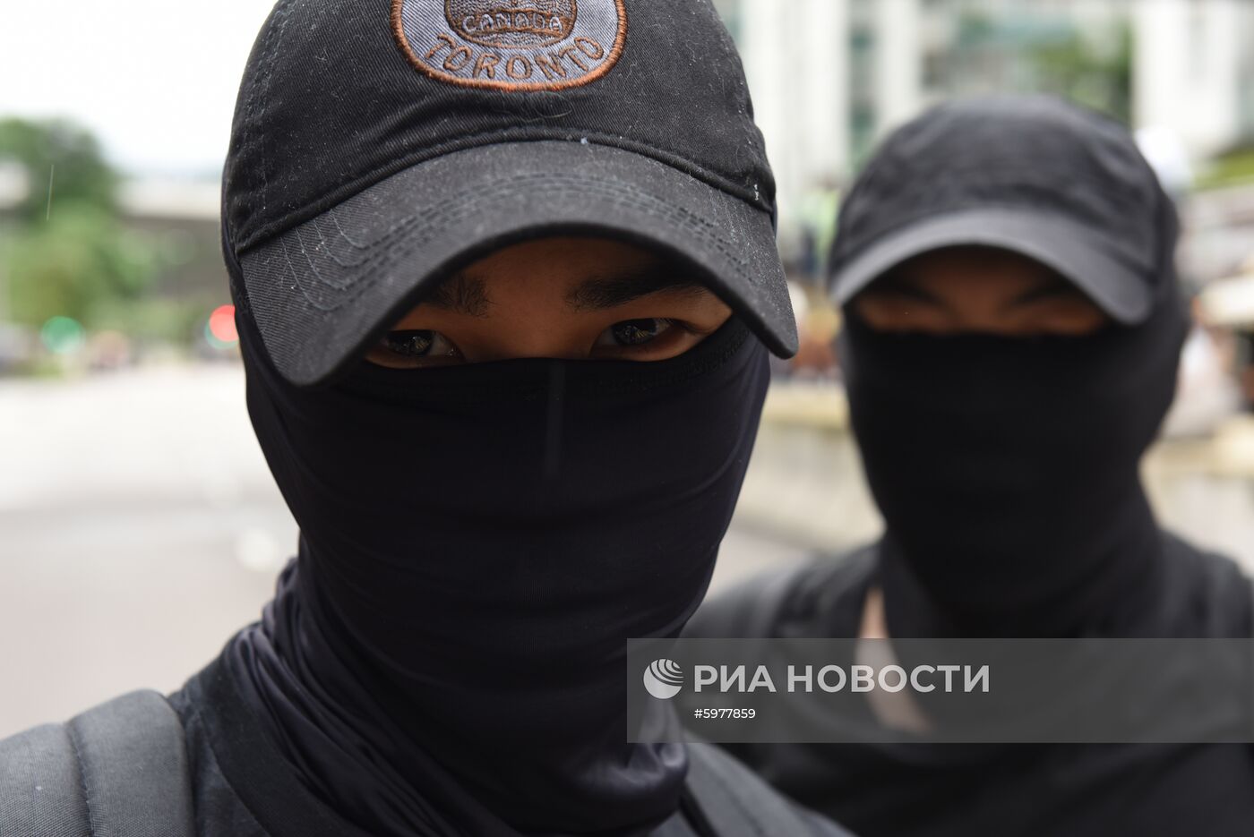 Акция протеста в Гонконге