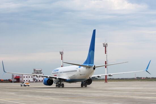 Первый тестовый рейс в новый аэропорт Гагарин