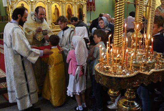 Праздник Преображения Господня в городах России