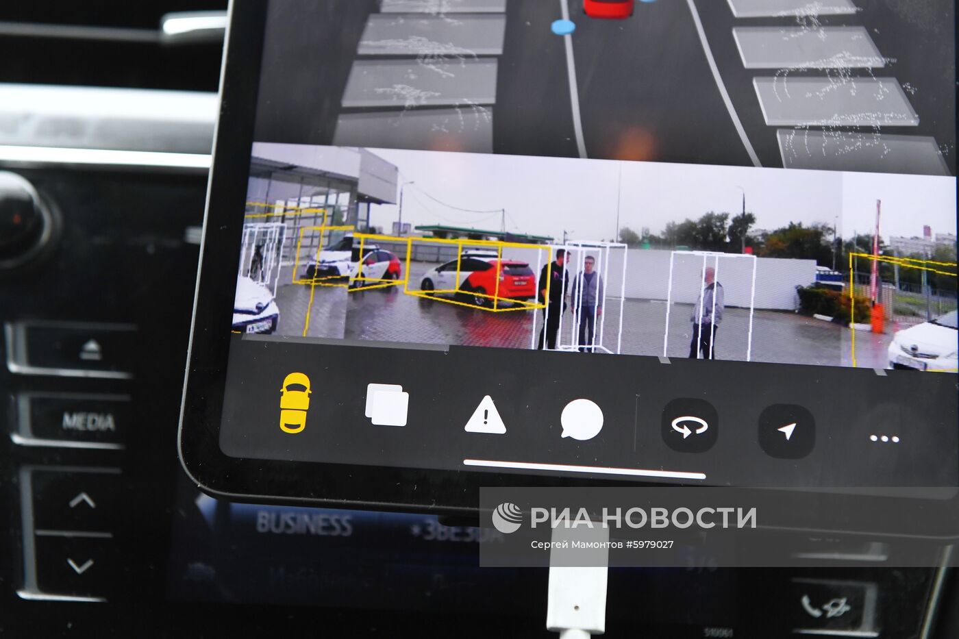 Тестирование беспилотного автомобиля "Яндекс" в Москве
