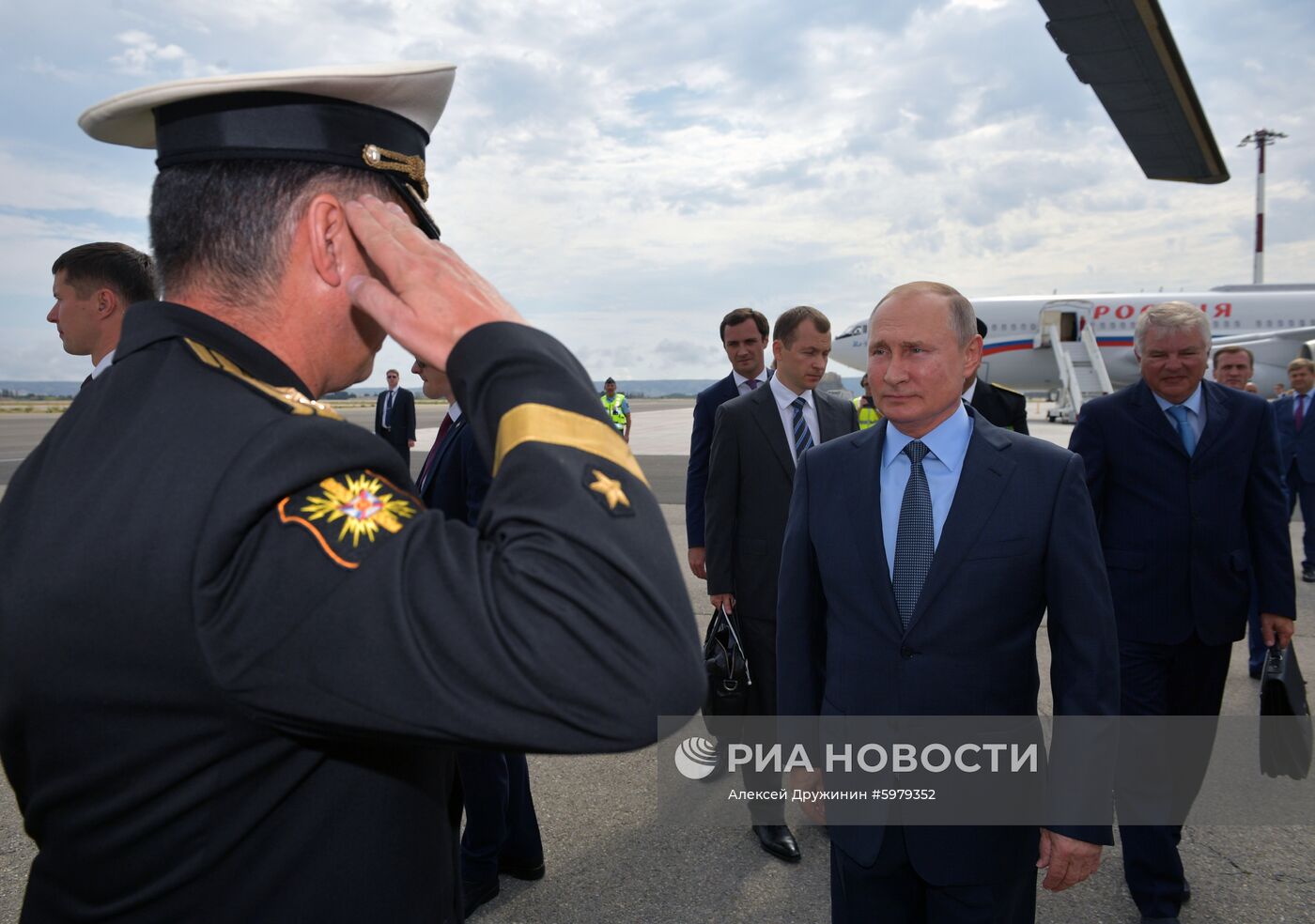Рабочий визит президента РФ В. Путина во Францию