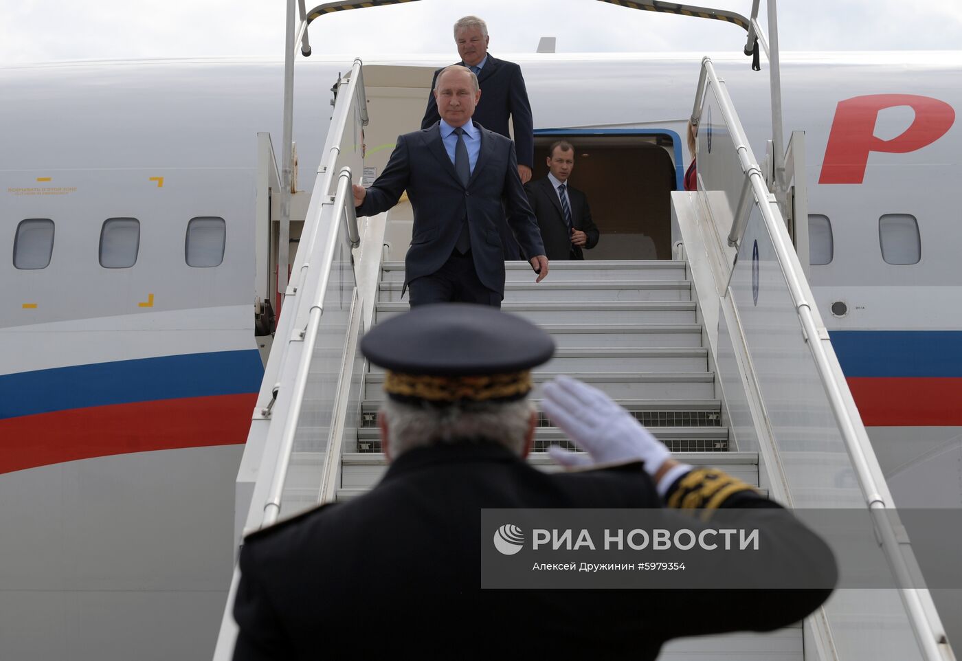 Рабочий визит президента РФ В. Путина во Францию