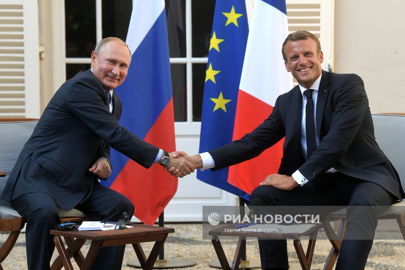 Рабочий визит президента РФ В. Путина во Францию