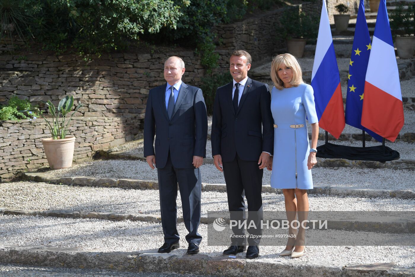 Рабочий визит президента РФ В. Путина во Францию