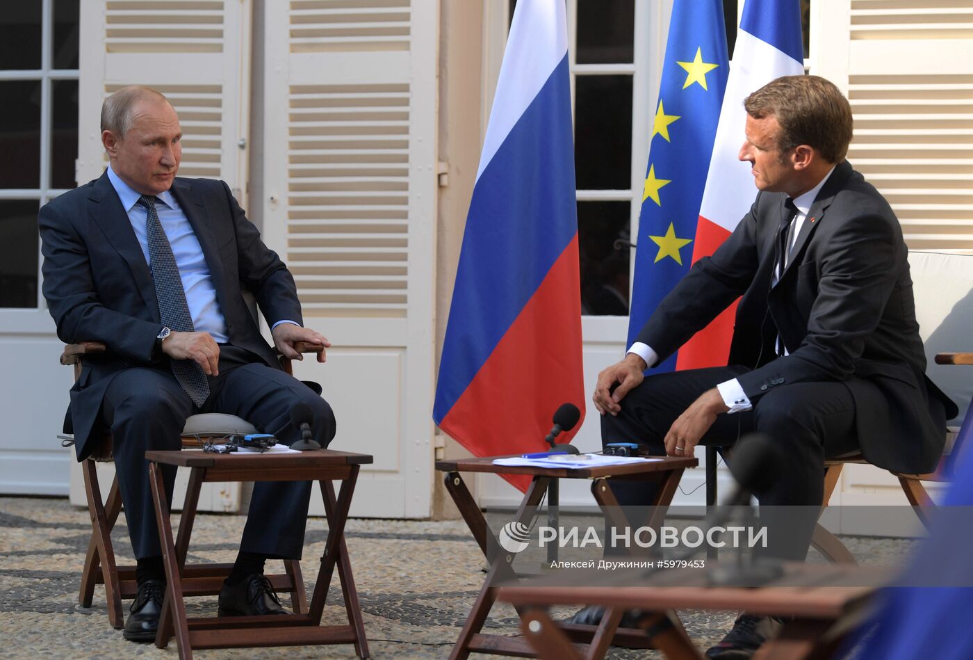 Рабочий визит президента РФ В. Путина во Францию