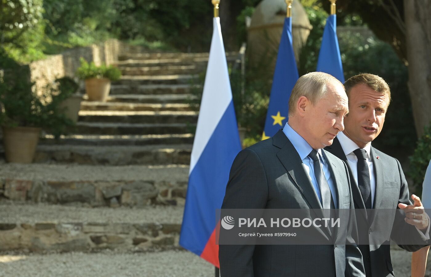 Рабочий визит президента РФ В. Путина во Францию