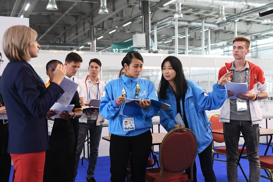 Подготовка к открытию чемпионата WorldSkills Kazan