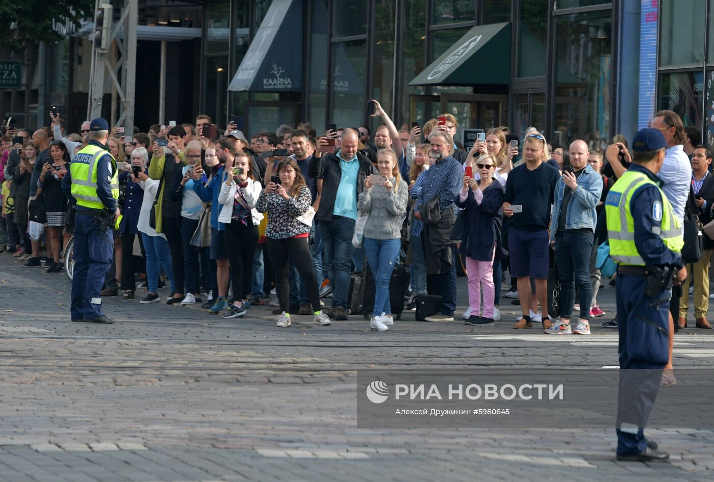 Рабочий визит президента РФ В. Путина в Финляндию