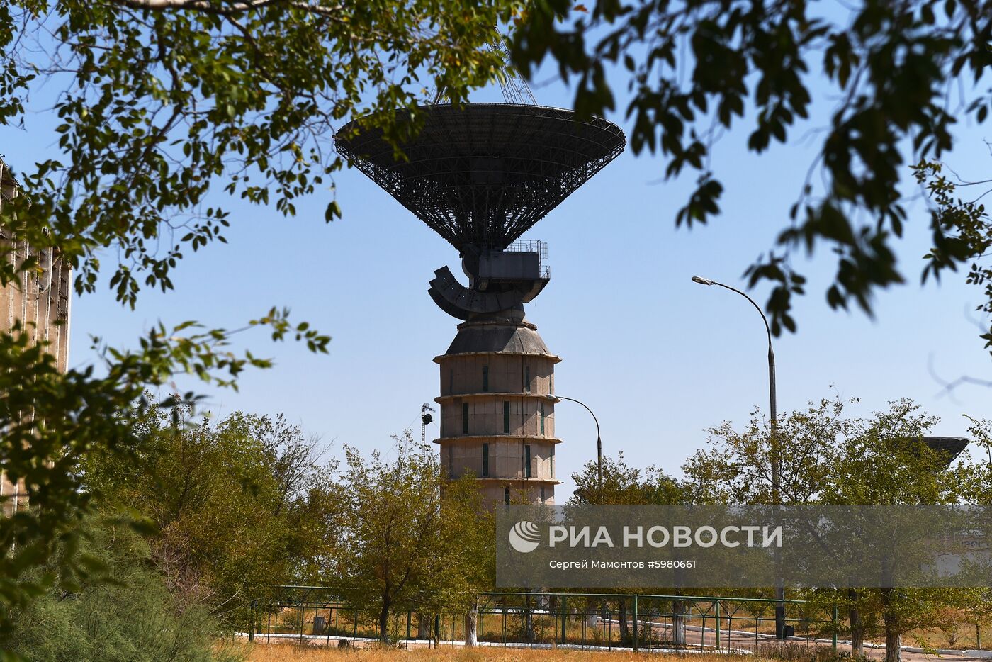 Измерительный пункт "Сатурн-МС" на космодроме Байконур