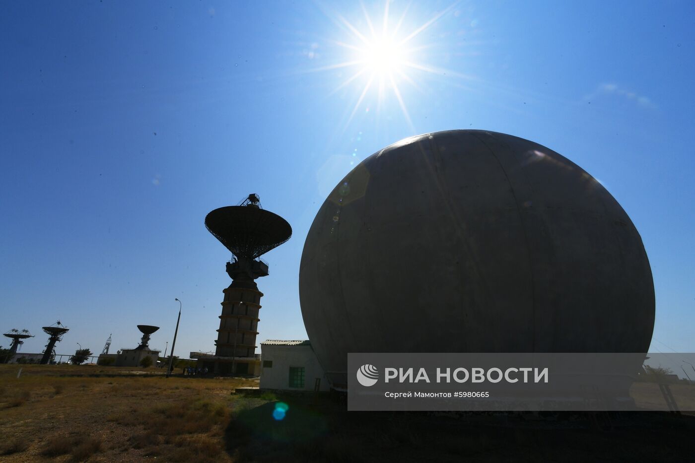 Измерительный пункт "Сатурн-МС" на космодроме Байконур