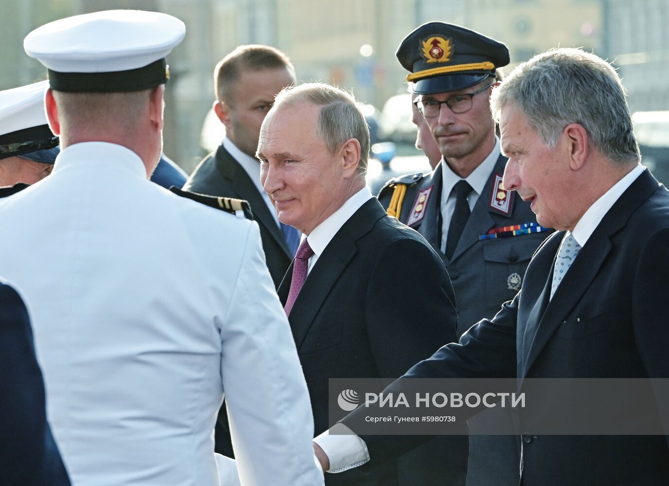 Рабочий визит президента РФ В. Путина в Финляндию